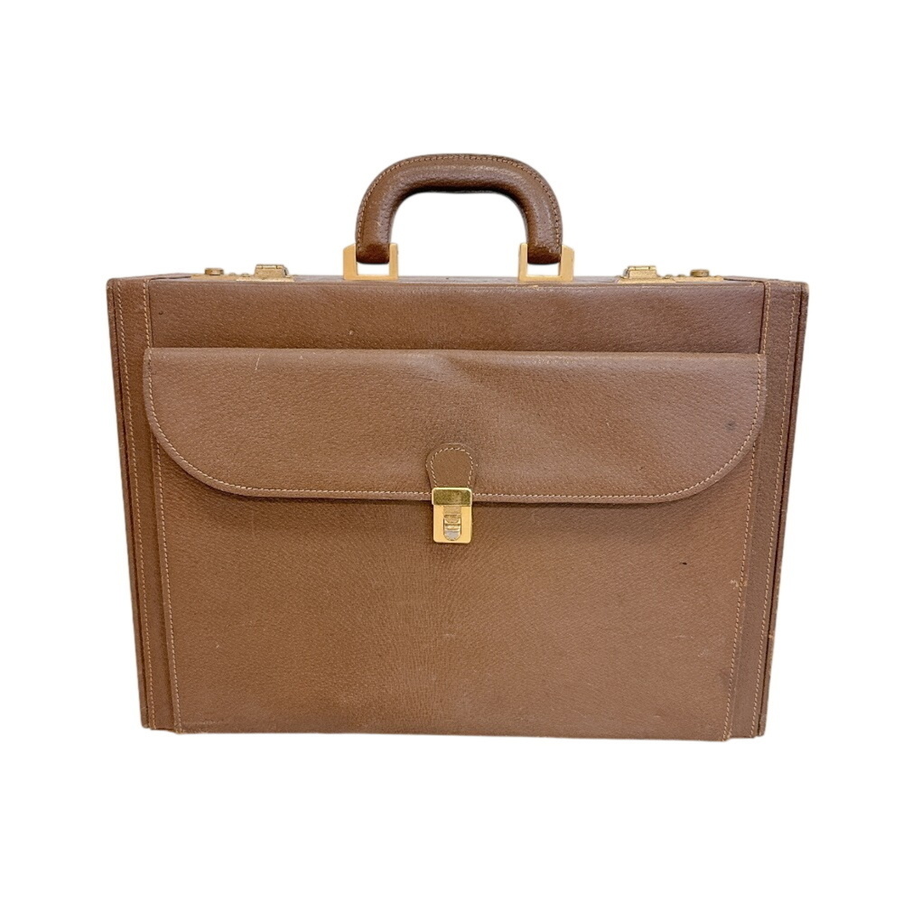 GUCCI 0848 Old Gucci Attache Case Handbag GG Pattern Business Bag Men's Women...